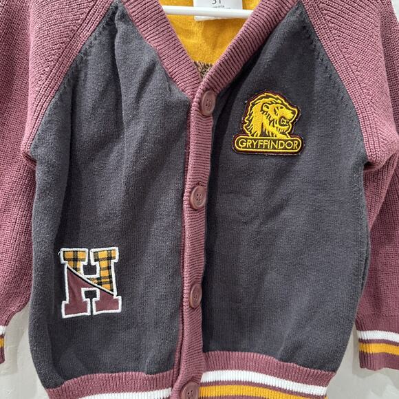 Harry Potter Gryffindor Cardigan Sweater - Picture 3 of 8